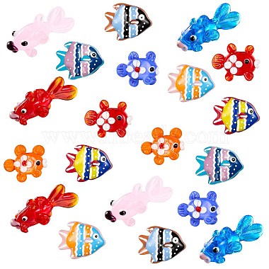 20Pcs Handmade Lampwork Beads(LAMP-SZ0001-60)-1