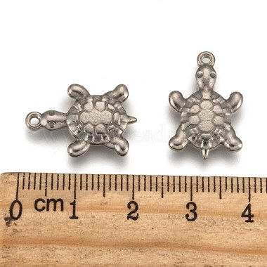 Tarnish Resistant 201 Stainless Steel Tortoise Pendants(STAS-Q192-69)-3