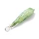 Electroplated Raw Rough Natural Quartz Crystal Copper Wire Wrapped Pendants(PALLOY-JF02409-02)-4