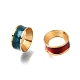 Brass Enamel European Beads(KK-G605-08G)-2