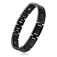 SHEGRACE Stainless Steel Panther Chain Watch Band Bracelets(JB660A)-1