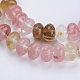 Tigerskin Glass Beads Strands(G-P354-17-8x5mm)-3