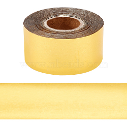 Hot Foil Stamping Tapes, Craft Paper, with Spool, for Scrapbook, LOGO Making, Gold, 32mm, 120m/roll(DIY-WH0304-331)
