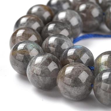 Pierre naturelle perles rondes de labradorite brins(G-E251-33-12mm)-6