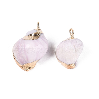 Electroplate Natural Sea Shell Pendants(BSHE-Q020-02)-3