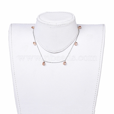Cubic Zirconia Charms Necklaces(NJEW-JN02686)-6