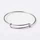 Adjustable 304 Stainless Steel Expandable Bangle Making(BJEW-L604-10)-1