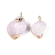 Electroplate Natural Sea Shell Pendants(BSHE-Q020-02)-3