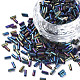Perles de clairon en verre de couleurs métalliques(SEED-N005-001-D04)-1
