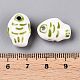 Handmade Printed Porcelain Beads Strand(PORC-T133-02A)-5