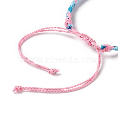 3Pcs 3 Style Plastic Braided Bead Bracelets Set(BJEW-B065-08B)-6