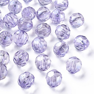 Lilac Sports Goods Acrylic Beads
