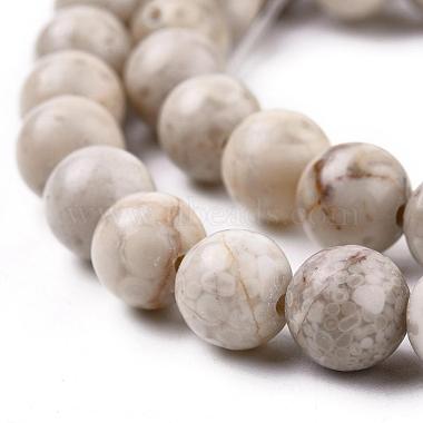 Chapelets de perles maifanite/maifan naturel pierre (X-G-I187-8mm-01)-6