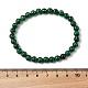 Synthetic Malachite(Dyed) Bead Stretch Bracelets(BJEW-K212-A-031)-3