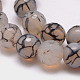 Chapelets de perles en agate veine de dragon naturelle(G-K166-07F-12mm-15)-3