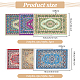 6Pcs 6 Styles Mini Cloth Turkey-Persia Carpet(DIY-OC0012-26)-2