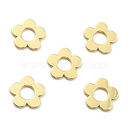 Alloy Pendants, Cadmium Free & Lead Free, Flower, Light Gold, 22.5x23x1.5mm, Hole: 9.5mm(FIND-O002-03LG)