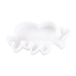 Sloth Candle Silicone Molds, For Air Fresheners, White, 126x65x31mm, Inner Diameter: 62x61mm(DIY-NH0010-02)