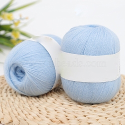 Cashmere Knitting Yarn, for Garments Scarves Sweater Shawl Hats, Light Blue, 50g/skein(PW-WGD6DB4-21)