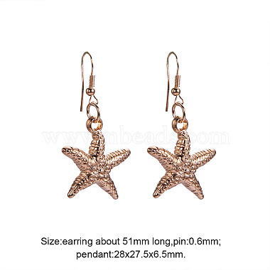 модные звезды и украшения для раковины(SJEW-PH0001-02G)-5