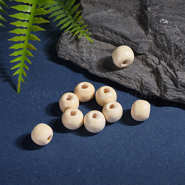Des perles en bois naturel(X-TB10mmY-8)-5