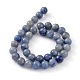 Natural Blue Aventurine Round Beads Strands(G-M248-4mm-01)-3
