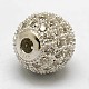 Round 925 Sterling Silver Beads(STER-O021-01S-6mm)-2