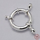 925 Sterling Silver Spring Rings Clasps(X-STER-A007-13B)-1