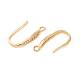 Brass Micro Pave Cubic Zirconia Earring Hooks(KK-CBA8EB2-11G)-2