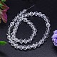 Faceted Polyhedron Imitation Austrian Crystal Bead Strands(G-M183-6mm-01A)-2