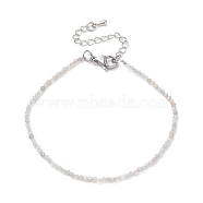 Natural Labradorite Round Beads Bracelets, 7-1/4 inch(18.5cm)(BJEW-JB09390-03)