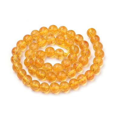 Synthetic Citrine Beads Strands(G-S150-14-10mm)-3