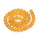Synthetic Citrine Beads Strands(G-S150-14-10mm)-3