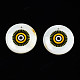 Printed Freshwater Shell Charms(SHEL-T009-20A)-2