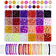 1200Pcs 24 Styles Glass Beads(GLAD-PH0001-08)-1