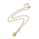 Golden Stainless Steel Pendant Necklace(QO1211-4)-1