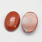 Natural Red Jasper Cabochons, Oval, 25x18x7~10mm.(X-G-D860-A15)