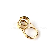 201 Stainless Steel Guides Ring, Fishing Accessory, Light Gold, 6x3.5x2mm, Hole: 1.9mm and 3mm(FIND-WH0077-20J)