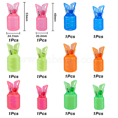 24Pcs 12 Style Plastic Fishing Hook Cover(FIND-FH0005-30)-2