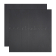 Square PVC Foam Board, Craft Foam, Black, 300x300x3mm.(AJEW-WH0534-86C)