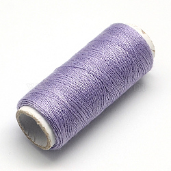402 Polyester Sewing Thread Cords for Cloth or DIY Craft, Medium Purple, 0.1mm, about 120m/roll, 10rolls/bag(OCOR-R027-25)