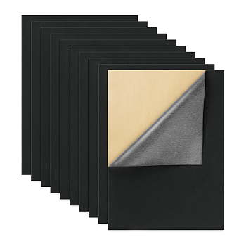 Jewelry Flocking Cloth, Self-adhesive Fabric, Dark Slate Gray, 40x28.9~29cm, 12sheets/set