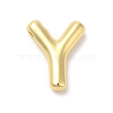 Real 18K Gold Plated Letter Y Brass Pendants