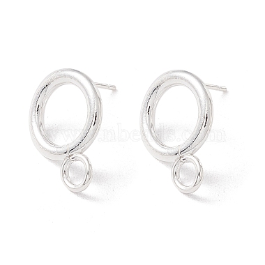 925 Sterling Silver Plated Ring 304 Stainless Steel Stud Earring Findings