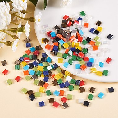480Pcs 12 Colors 2-Hole Glass Seed Beads(SEED-SZ0001-015)-4