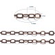 Brass Flat Oval Cable Chains(CHC025Y-R)-6