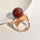 Resin Round Bead Finger Rings(FS-WG38F74-09)-1