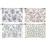 4Pcs Polycotton Shoulder Bags, Rectangle, Flower, 150x230mm, 4pcs/set(AJEW-WH0688-014)