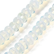 Opalite Beads Strands, Saucer Beads, 8x5mm, Hole: 0.6mm, about 40pcs/strand, 7.76''(19.7cm)(G-P559-A10-01)