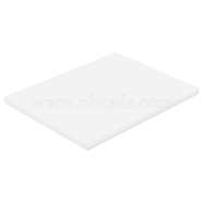 PP Plastic Board, Polyethylene PE Board, Waterproof and Anticorrosive Hard Rubber Board, White, 20x15x1cm(ODIS-WH0009-01B)